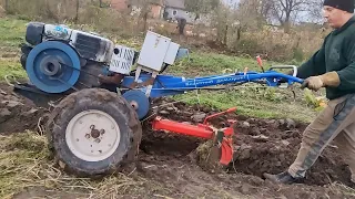 Плуг для тяжелого МБ доделан: теперь стал действительно пахать