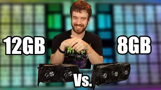 Where More Graphics Card VRAM MATTERS. RTX 3060 vs RTX 3070