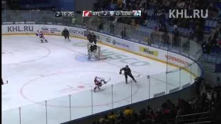 KHL. Atlant-Lokomotiv Highlights [HD]