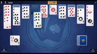 Microsoft Solitaire Collection - Spider January 14 2017