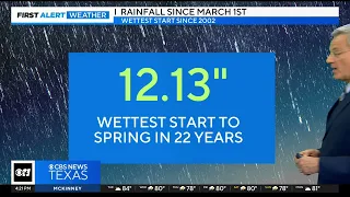 The wettest start of spring in 22 years