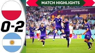 Argentina vs Poland 2-0 || Highlights and All Goals Extended. || Qatar 2022 World Cup.