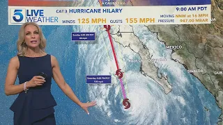 Hurricane Hilary - Saturday Morning Update