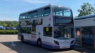 Ex-First London | First Essex | 100 | ADL Enviro 400 | SN58CGX | 33561