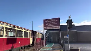 *Coach movement* Brittania Bridge level crossing