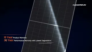 HANERSUN HITOUCH6N power output 695W solar module