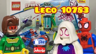 Lego Spidey Amazing Friends 10783:  Spider-Man at Doc Ock’s Lab Speedbuild