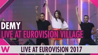 Demy (Greece 2017) "This is Love" LIVE @ Eurovision Village 2017