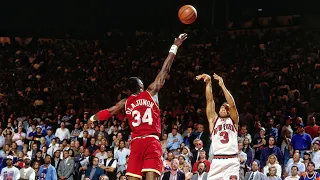 Hakeem Olajuwon Blocks Starks in 1994 NBA Finals [6.19.94] | Houston Rockets