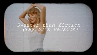 Sweeter than fiction (Taylor's Version) (Lyric video)