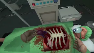 surgeon simulator vr perfect surgery (no blood loss)