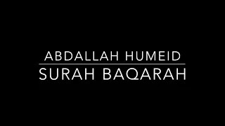 Surah Baqarah (1-48) Abdallah Humeid