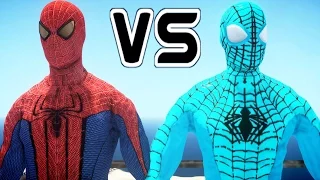 The Amazing Spider-Man vs The Amazing Blue Spiderman