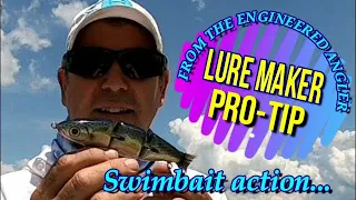 Lure Making Pro Tip, Swimbait Action