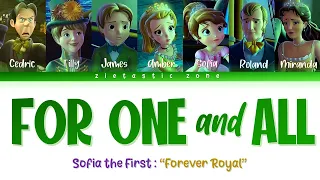 For One and All - Color Coded Lyrics | Sofia the First "Forever Royal" | Zietastic Zone👑