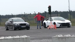 DRAGRACE | BMW 1M vs Porsche Cayman vs BMW i8 vs Audi TT-RS vs Mercedes CLS55 AMG