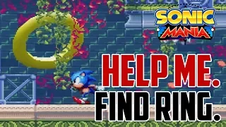 Sonic Mania : How to Find Easiest Giant Ring (Press Garden Act 1)