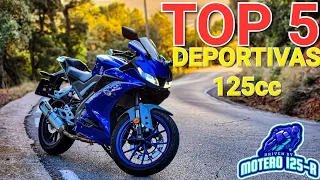 TOP 5 MEJORES 125cc DEPORTIVAS // Motovlog #38 (4K) || MOTERO 125-R