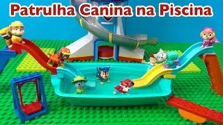 Patrulha Canina na Piscina NOVO! Com livros surpresa! #patrulhacanina #pawpatrol #lego