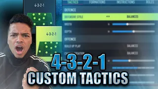 4-3-2-1 The MOST OVERPOWERED FORMATION! FIFA 22 Custom Tactics & Instructions