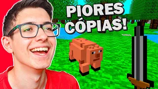 🤣 JOGANDO AS PIORES CÓPIAS DE MINECRAFT (Muito engraçado)