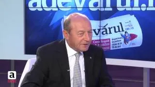 Băsescu, la Adevărul Live: „Ponta, câţi bani ai luat de la Roşia Montană?"