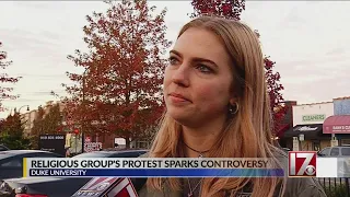Duke students talk about event planned by Westboro Baptist Church