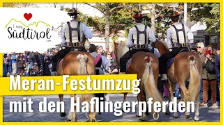 Haflinger Festumzug ❤️ am Ostermontag in Meran -  Südtirol 2023