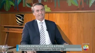 Jair Bolsonaro concede entrevista exclusiva ao SBT (Parte 2)