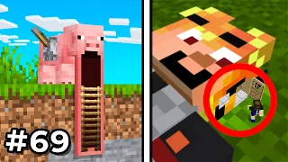 Tajné Minecraft Shorts Domy které FUNGUJÍ