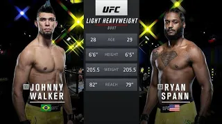 🔴 Johnny Walker VS Ryan Spann | UFC Free Fights