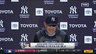 Aaron Boone breaks down Yankees' 9-6 win over Braves