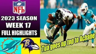 Miami Dolphins vs Baltimore Ravens WEEK 17 FULL 4th QTR (12/31/23) | NFL HighLights 2023