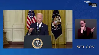 President Biden Delivers Remarks on Russia’s Unprovoked and Unjustified Attack on Ukraine