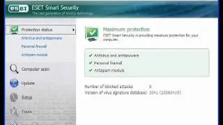 Eset Smart Security 5 and Eset NOD32 Antivirus  2011 to 2013.