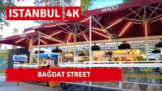 Istanbul Bağdat Walking Tour On A Luxurious And Famous Street 26July2021|4k UHD 60fps|