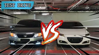 Honda CR-Z VS Toyota Camry 2.0G | 0-100 | Rolling Acceleration | Malaysia #POV [Test Drive]