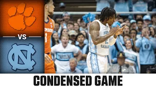 Clemson vs. North Carolina Condensed Game | 2022-23 ACC Men’s Basketball