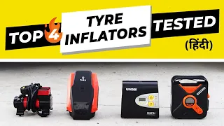 4 Top Selling Tyre Inflator for Car in India 2023⚡TESTED LIVE⚡️In Hindi