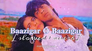 baazigar o baazigar (slowed + reverb) | anu malik | alka yagnik, kumar sanu