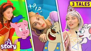 Snow White & Little Piggy + Goldilocks + The Mouse Princess | English Fairy Tales & Kids Stories