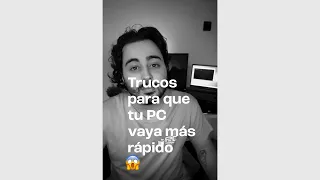 🔥🔥 TRUCO para que tu PC vaya más rápido!!