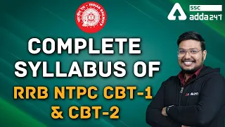Complete Syllabus of  RRB NTPC CBT-1 & CBT-2