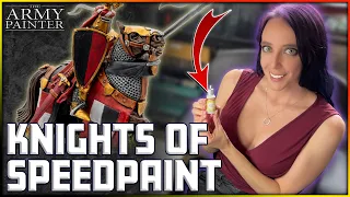 SPEEDPAINT with Other The Army Painter Paints | Warhammer Bretonian Knights of the Realm Tutorial