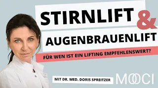 Ein jüngeres Aussehen mit einem Augenbrauen und Stirnlifting!