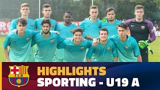 [HIGHLIGHTS] Sporting - Under 19 A (0-3) Copa del Rey