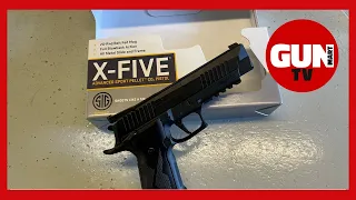 GUN TEST SIG X-FIVE CO2 repeating pistol