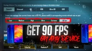 90 FPS QILISH HAMMA TELEFONLARDA PUBG MOBILE #90fps