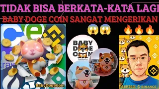 MENGERIKAN⁉️PELUANG BESAR MENJADI MILIARDER💲💵 BABY DOGE COIN TRENDING TOPIK LISTING BINANCE‼️