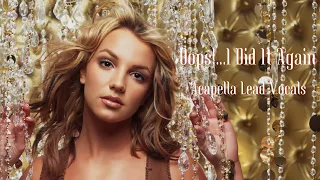 Britney Spears - Oops!...I Did It Again (Studio Acapella Lead Vocals)